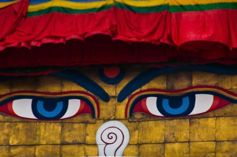 Stupa de Bodnath près de Katmandou au Népal