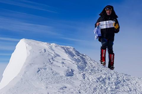 Sommet du Mont Vinson en Antarctique