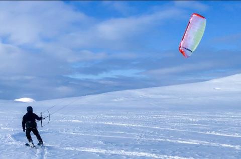 Ski-site sur le plateau d'Hardangervidda