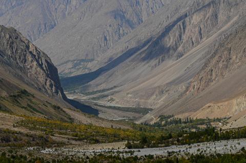 Vallée de Mastuj au Pakistan
