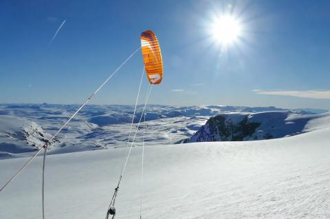 Séjour de snowkite au nord du plateau de Hardangervidda