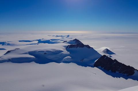 Région du mont Vinson en Antarctique