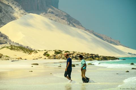 Plage à Socotra, Yemen