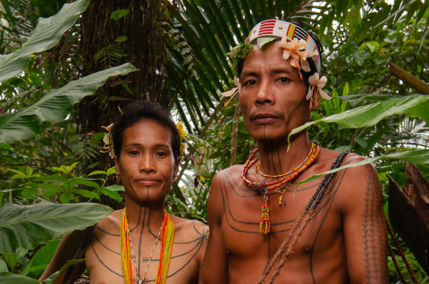 Couple de mentawai