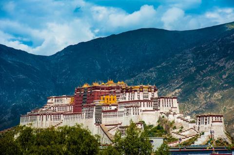 Monastère au Tibet