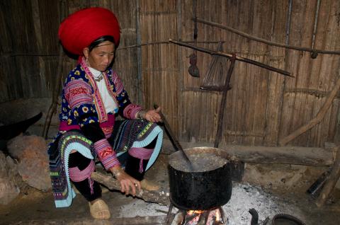 Femme hmong de la région de Dong Van