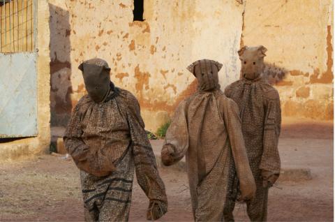 Masques Senoufo en Côte d'Ivoire (Khorogo) 