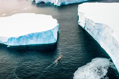 Voilier et banquise en Antarctique Expedition, voilier et banquise en Antarctique