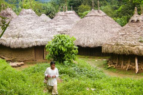 Village Kogi en Colombie Village Kogi en Colombie