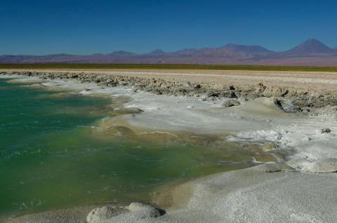 Laguna Cejas dans le désert d'Atacama au Chili
