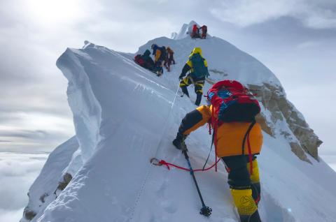 Ascension du Manaslu au Népal