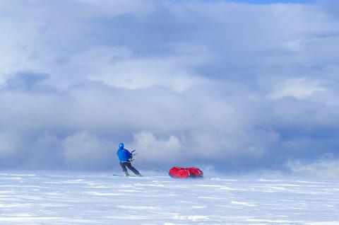 Voyage d'aventure avec pulka en Norvège