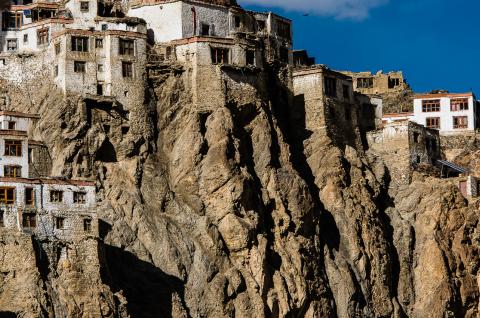 Monastère de Phuktal au Zanskar en Himalaya en Inde