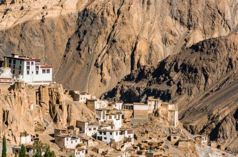 Monastère de Lamayuru au Ladakh en Himalaya en