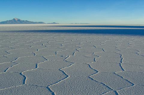 Salar d'Uyuni en Bolivie