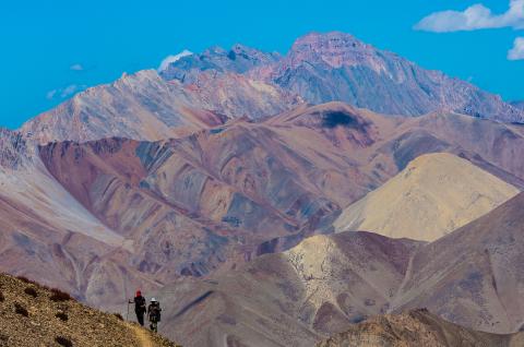 Trek entre Phuktal et la lac Tsomoriri au Ladakh Zanskar en Inde