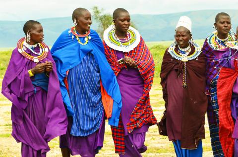 Trekking et peuple du rift oriental au Kenya