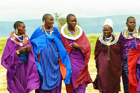 Trekking et peuple du rift oriental au Kenya