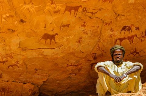Peintures rupestres au Tchad Randonnée et peintures rupestres dans l'Ennedi