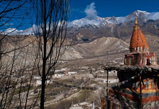 Village de Geling à 3570 m au Mustang au Népal