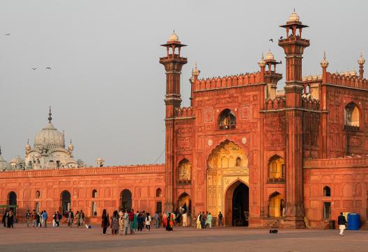 Mosquée de Badshahi au Pakistan