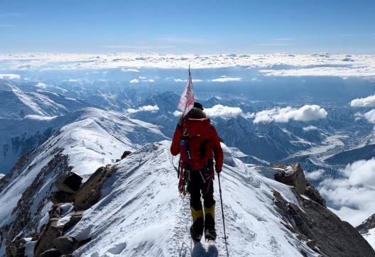 Expédition au Denali sur l'arrête entre camp 4 et camp 5