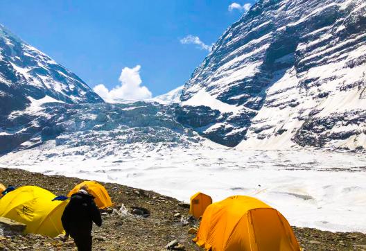 Expédition au Dhaulagiri au Népal camp 1