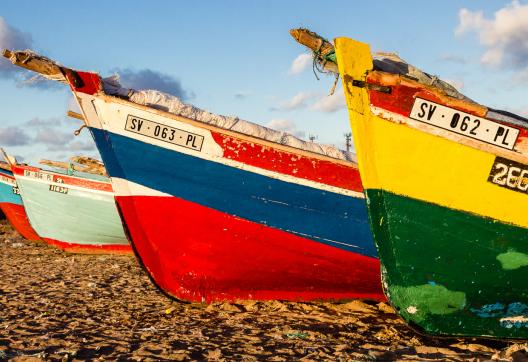 Bateaux au Cap Vert