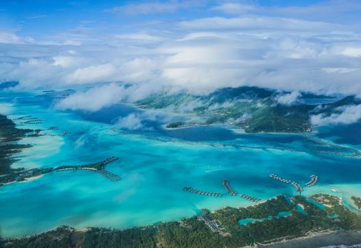Archipel de Bora Bora en Polynésie