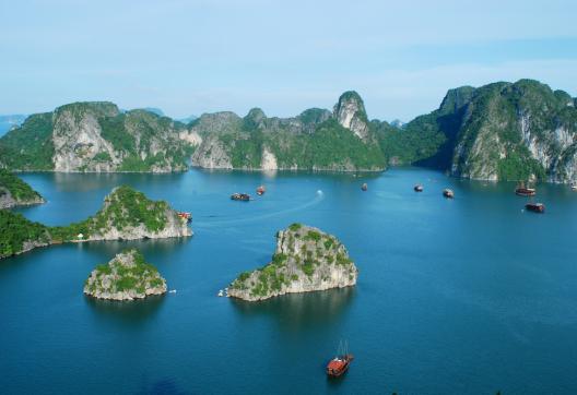 la baie d'Halong au Vietnam