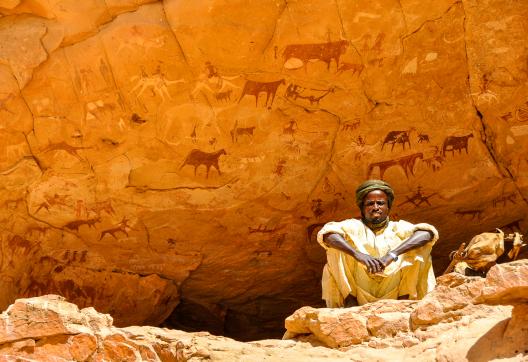 Randonnée et peintures rupestres dans l'Ennedi