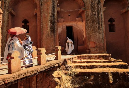 Découverte  du labyrinthe des églises de Lalibela en Abyssinie