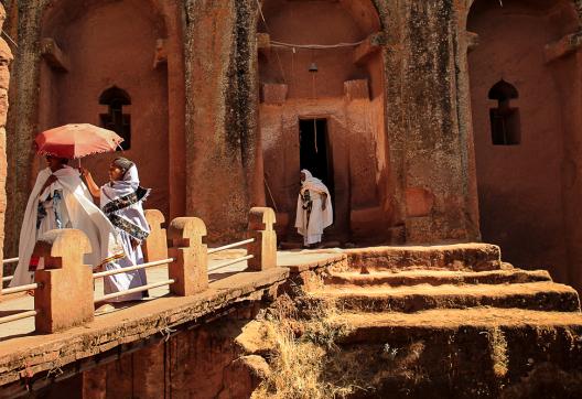 Découverte  du labyrinthe des églises de Lalibela en Abyssinie