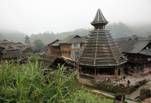 Trek vers un village dong et ses tours du tambour au Guizhou oriental