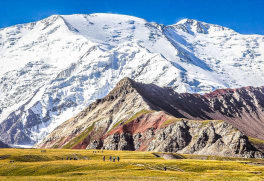 Trek et randonnée camp base du pic Lénine kirghizistan