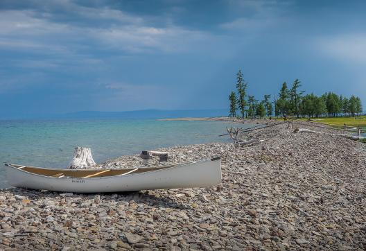 Randonnée sur les rives du Lac Khövsgöl