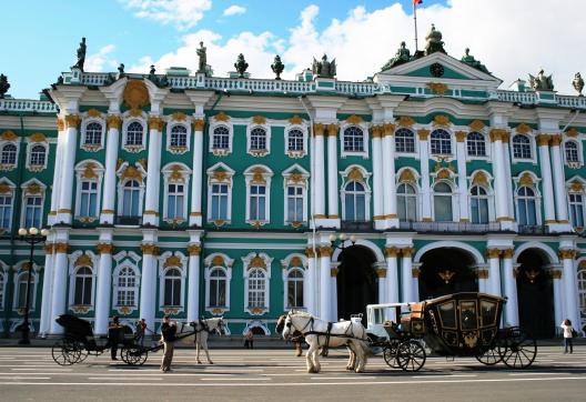 Voyage et visite du Musée de l'Hermitage à Saint-Petersbourg