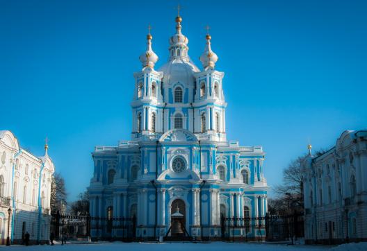 Randonnée vers la Cathédrale Smolny à Saint-Petersbourg