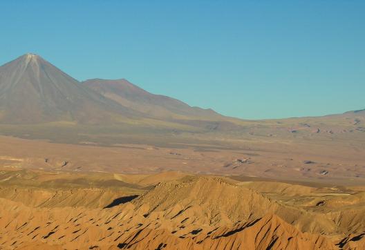 Vue des gorges du diable dans la vallée de la lune près de San Pedro de Atacama au Chili