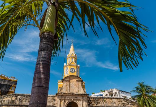 Carthagène sur la côte caraïbe en Colombie