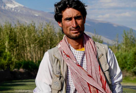 Homme wakhi au corridor de wakhan en Afghanistan