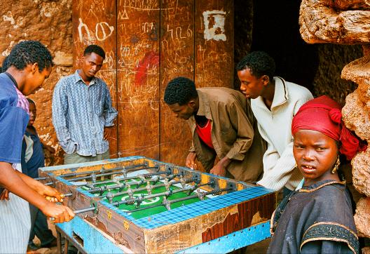 Voyage touristique avec des joueurs de Baby foot dans l'ancienne province de Hararghé