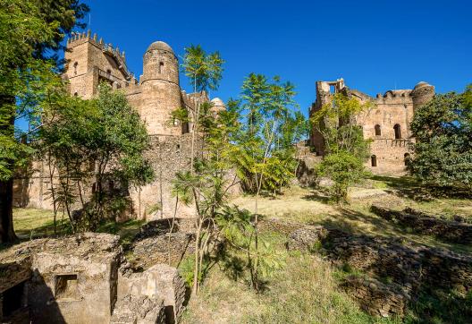 Exploration des châteaux de Gondar en Abyssinie de l'Ouest