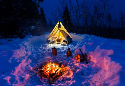 Voyage et ambiance bivouac au Yukon