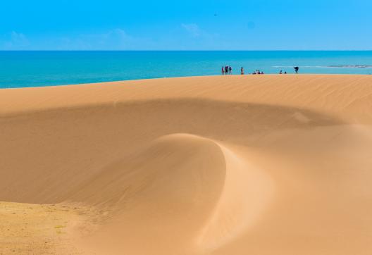 Désert de Taroa à Punta Gallina dans le désert de la Guajira en Colombie