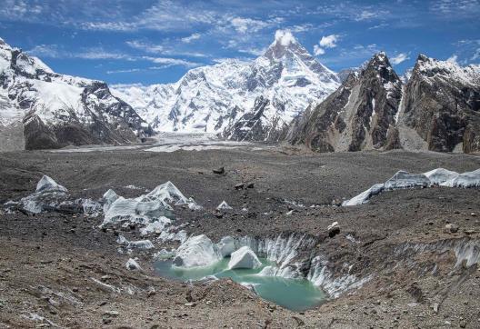 Trekking sur le glacier Baltoro au nord Pakistan