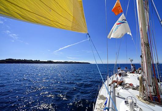 Voyage et course sur un voilier à Cowes