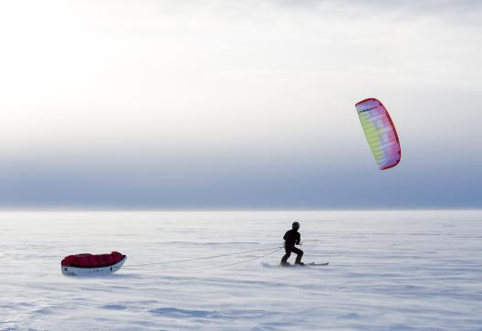 Expédition et snowkite à Hardangervidda