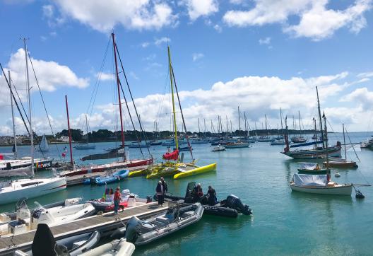 Voyage et port de la Trinité-sur-mer en baie de Quiberon