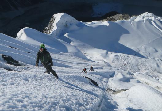 Ascension de l’Island peak à 6 189 m dans la région de l’Everest au Népal